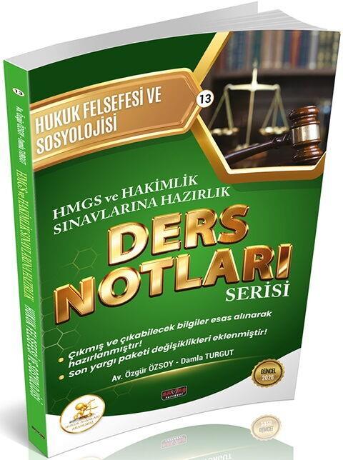 Savaş Yayınları HUKAL HMGS HAKİMLİK Hukuk Felsefesi ve Sosyolojisi Ders Notları