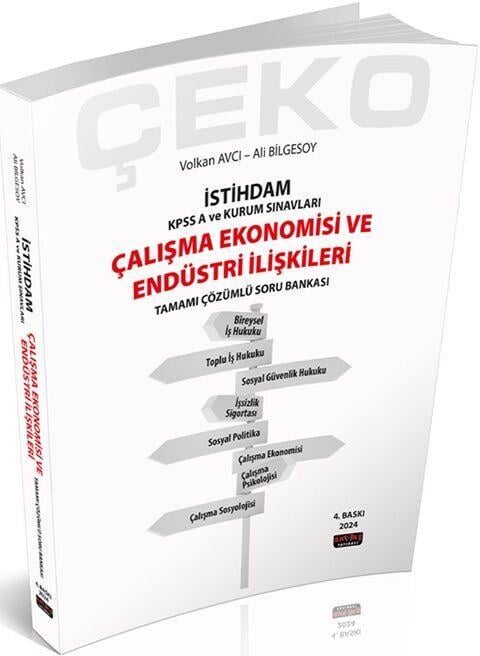 Savaş Yayınları İstihdam ÇEKO Çalışma Ekonomisi ve Endüstri İlişkileri Soru Bankası