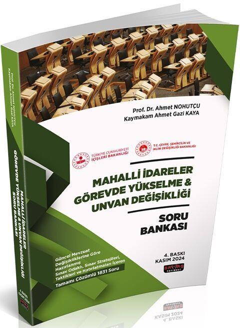 Savaş Yayınları Mahalli İdareler GYS ve Unvan Değişikliği Soru Bankası