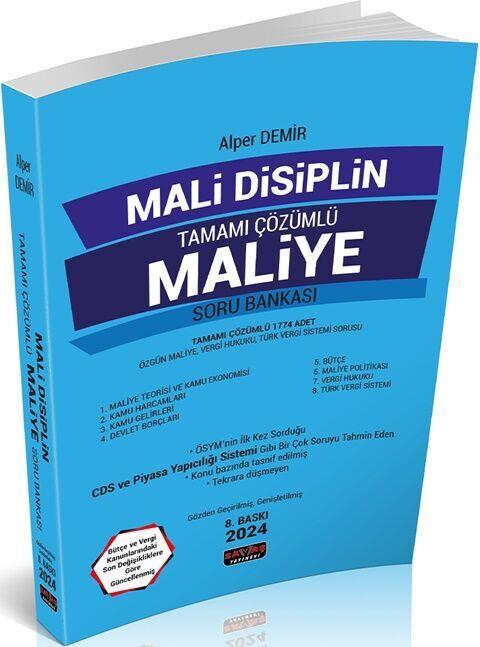 Savaş Yayınları Mali Disiplin Maliye Soru Bankası