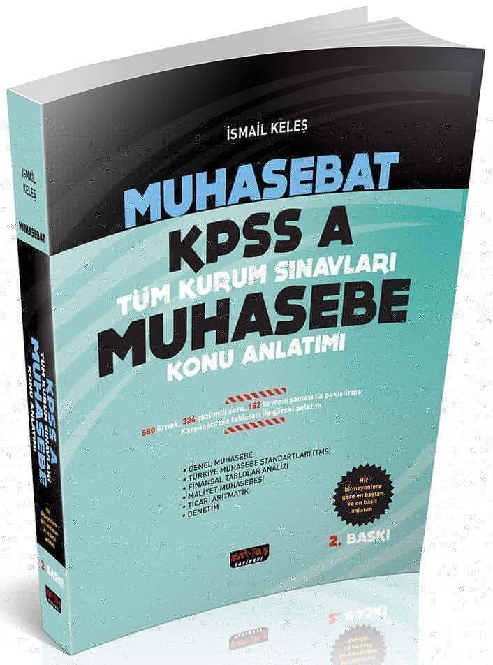 Savaş Yayınları Muhasebat KPSS A Kurum Muhasebe Konu Anlatımı 2. Baskı