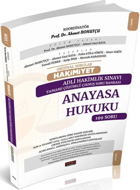 Savaş Yayınları Orijinal Sorular HAKİMİYET Adli Hakimlik Sınavı Anayasa Hukuku Çıkmış Soru Bankası