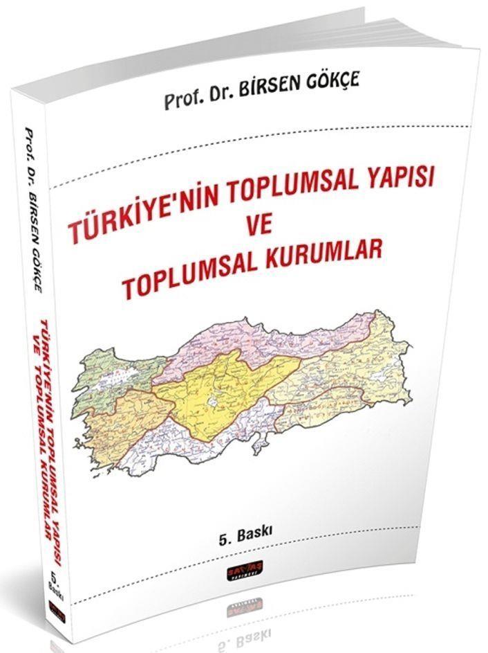 Savaş Yayınları Türkiyenin Toplumsal Yapısı ve Toplumsal Kurumlar