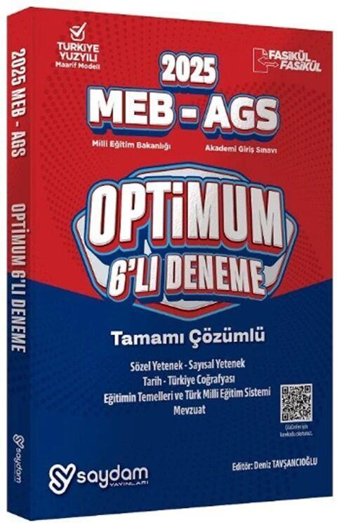 Saydam Yayınları 2025 MEB AGS Optimum 6 Deneme