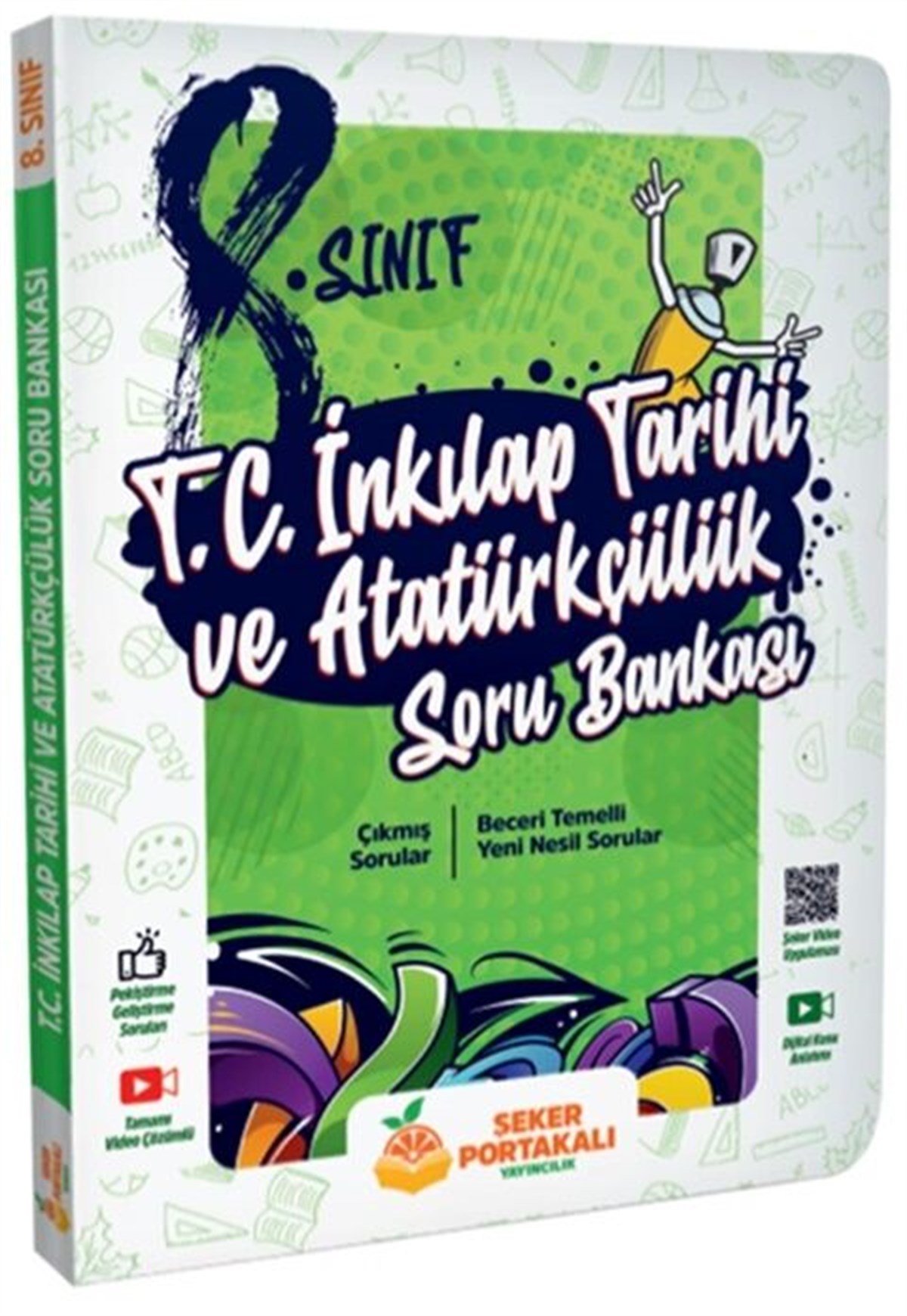 Şeker Portakalı Yayınları 8. Sınıf İnkılap Tarihi ve Atatürkçülük Soru Bankası