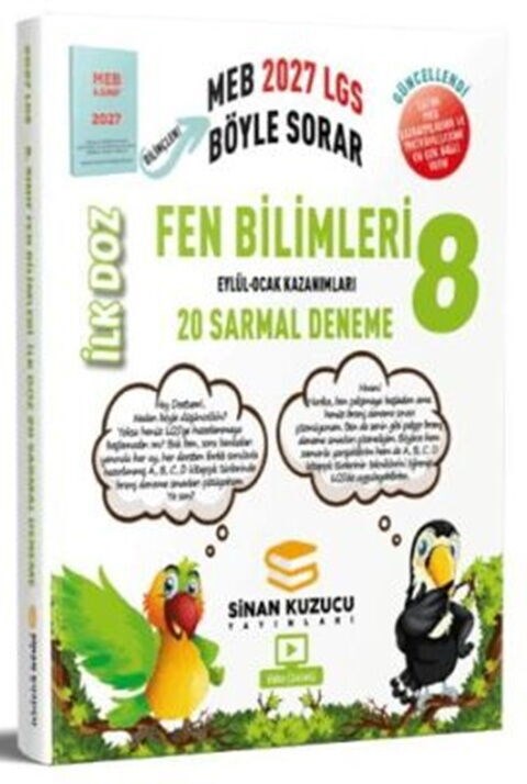 Sinan Kuzucu 2027 8. Sınıf Fen Bilimleri İlk Doz 20 Sarmal Deneme