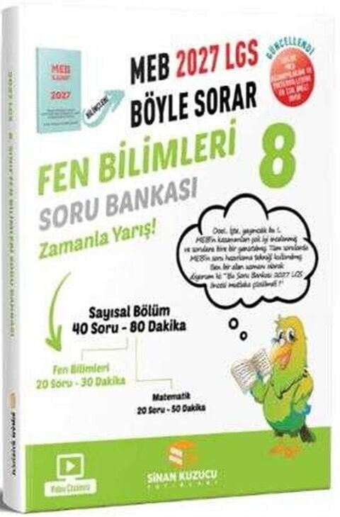 Sinan Kuzucu 2027 8. Sınıf Fen Bilimleri Soru Bankası