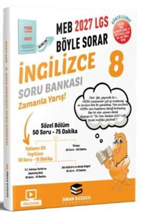 Sinan Kuzucu 2027 8. Sınıf İngilizce Soru Bankası