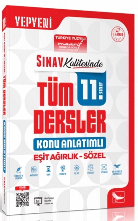Sınav Yayınları 11. Sınıf Eşit Ağırlık Sözel Tüm Dersler Konu Anlatımlı