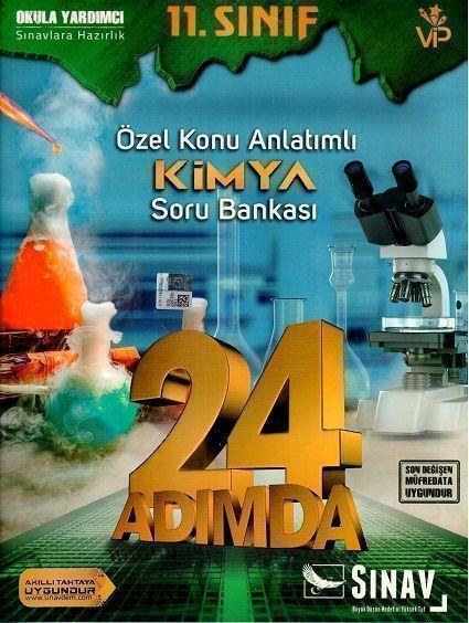 Sınav Yayınları 11. Sınıf Kimya 24 Adımda Özel Konu Anlatımlı Soru Bankası