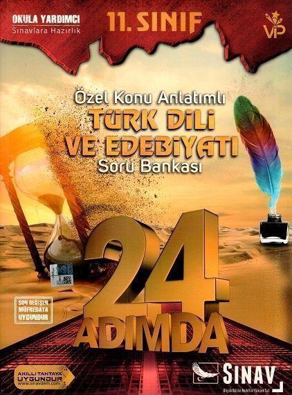 Sınav Yayınları 11. Sınıf Türk Dili ve Edebiyatı 24 Adımda Özel Konu Anlatımlı Soru Bankası