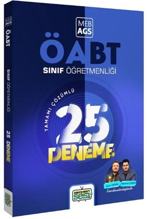 Sınıfçının Sesi ÖABT MEB AGS Sınıf Öğretmenliği 25 Deneme