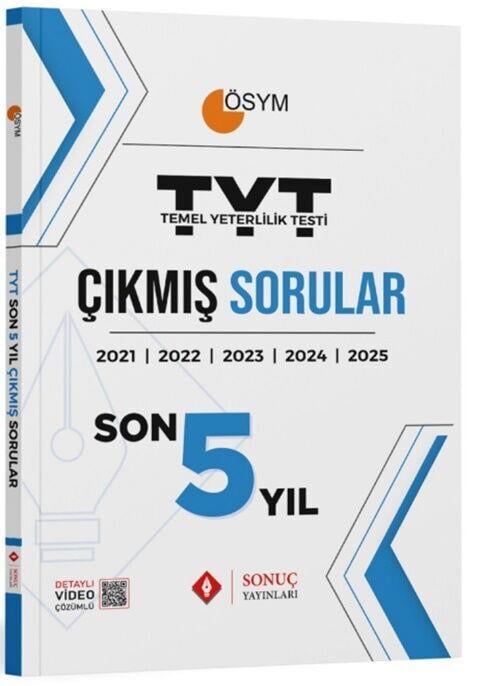 Sonuç Yayınları TYT Son 5 Yıl Çıkmış Sorular