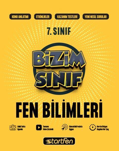 Startfen Yayınları 7. Sınıf Fen Bilimleri Etkinlikli Soru Bankası