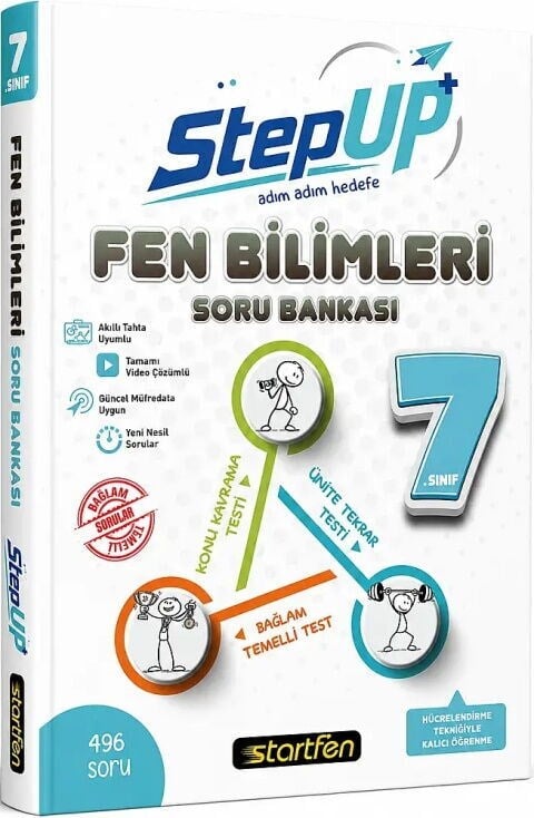 Startfen Yayınları 7. Sınıf Fen Bilimleri StepUp Soru Bankası