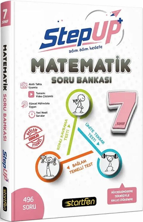 Startfen Yayınları 7. Sınıf Matematik StepUp Soru Bankası