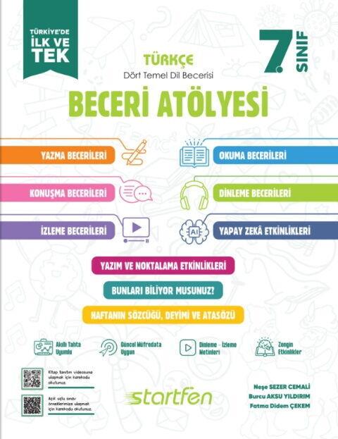 Startfen Yayınları 7. Sınıf Türkçe Beceri Atölyesi