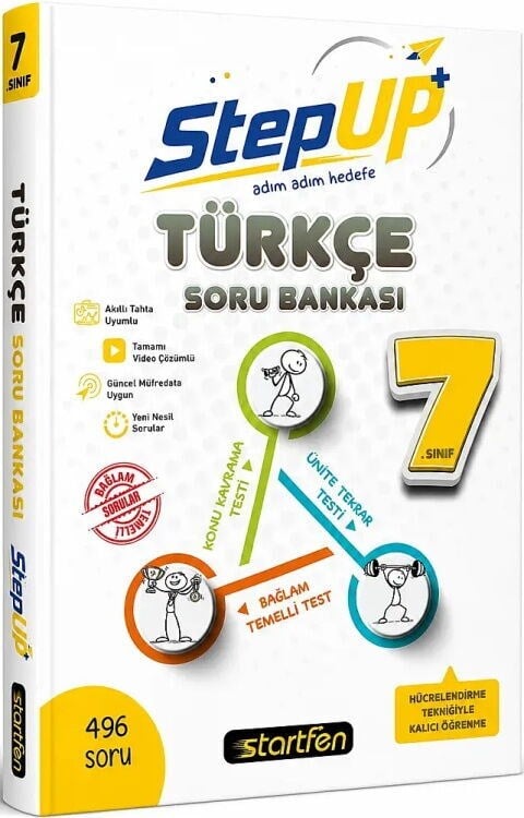 Startfen Yayınları 7. Sınıf Türkçe StepUp Soru Bankası