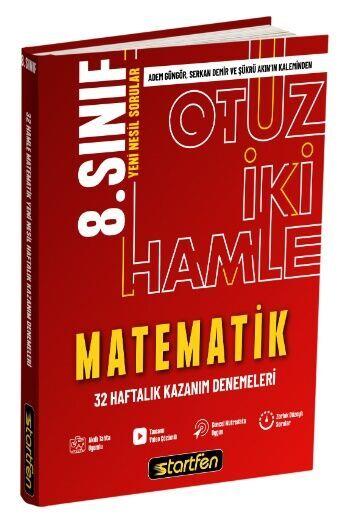Startfen Yayınları 8. Sınıf Matematik 32 Haftalık Kazanım Deneme