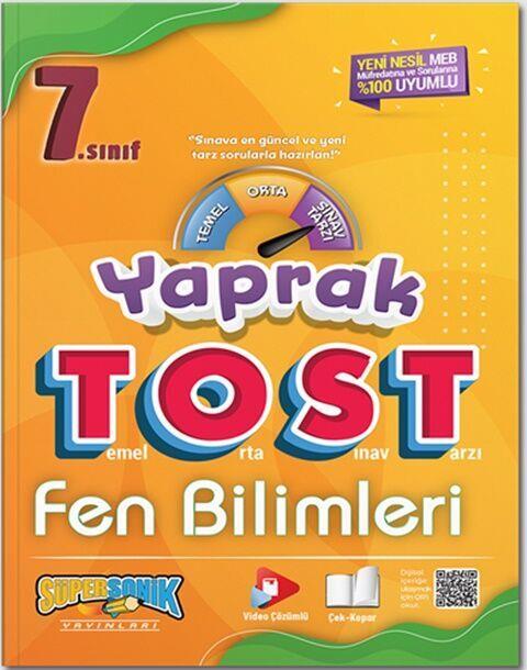 Süpersonik Yayınları 7. Sınıf Fen Bilimleri Yaprak Tost