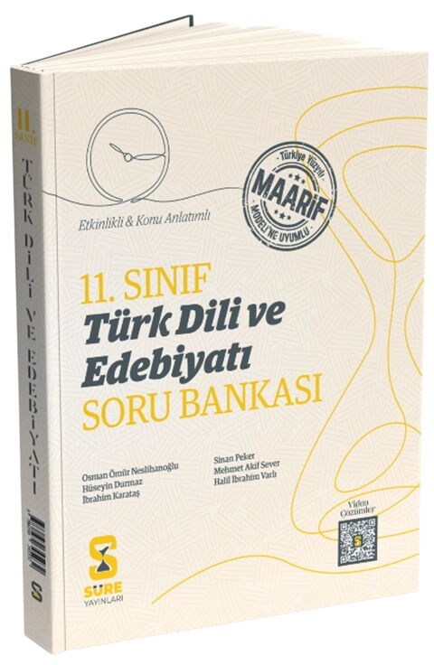 Süre Yayınları 11. Sınıf Türk Dili ve Edebiyatı Maarif Model Soru Bankası