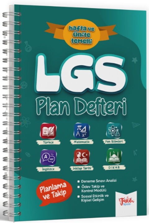 Takdir Yayınları 8. Sınıf LGS Maarif Plan Defteri