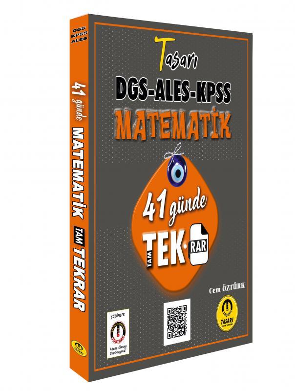 Tasarı Eğitim Yayınları DGS ALES KPSS Matematik 41 Günde Tekrar