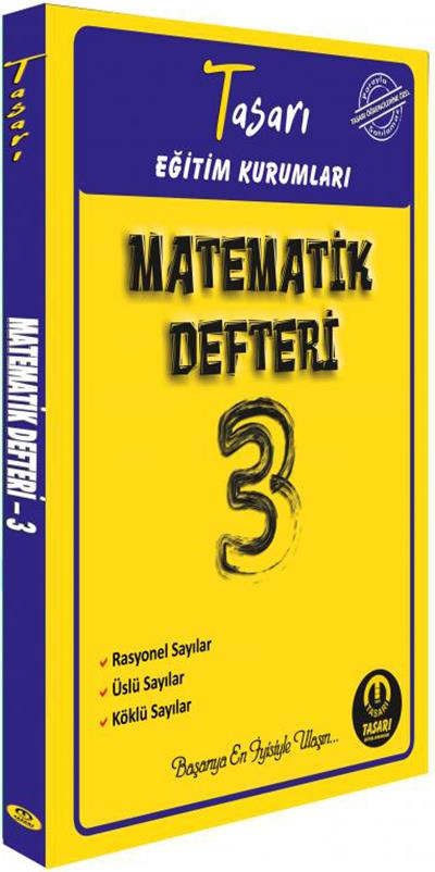 Tasarı Eğitim Yayınları DGS Matrmatik Defteri 3 Soru Bankası