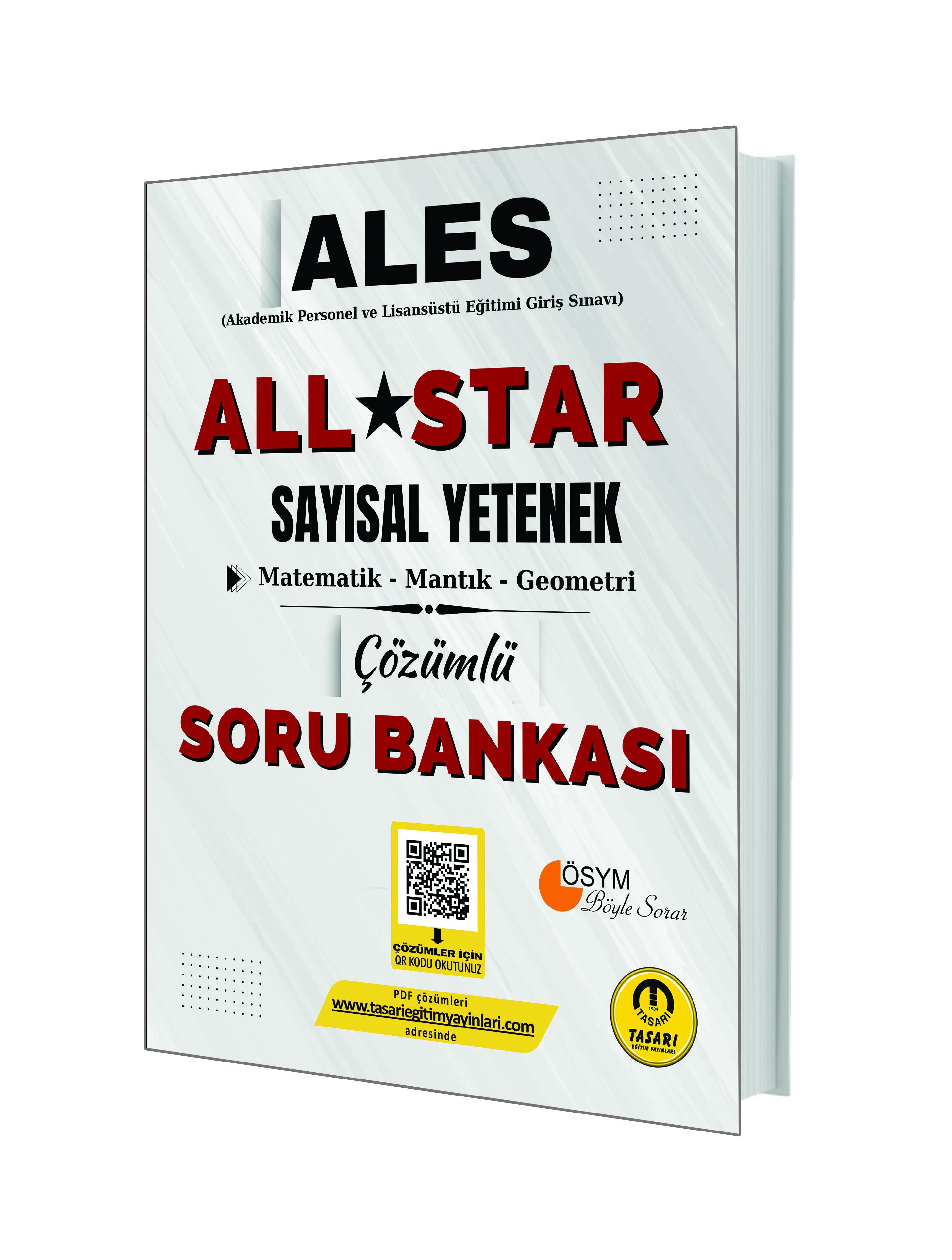 Tasarı Yayınları ALES All Star Sayısal Soru Bankası