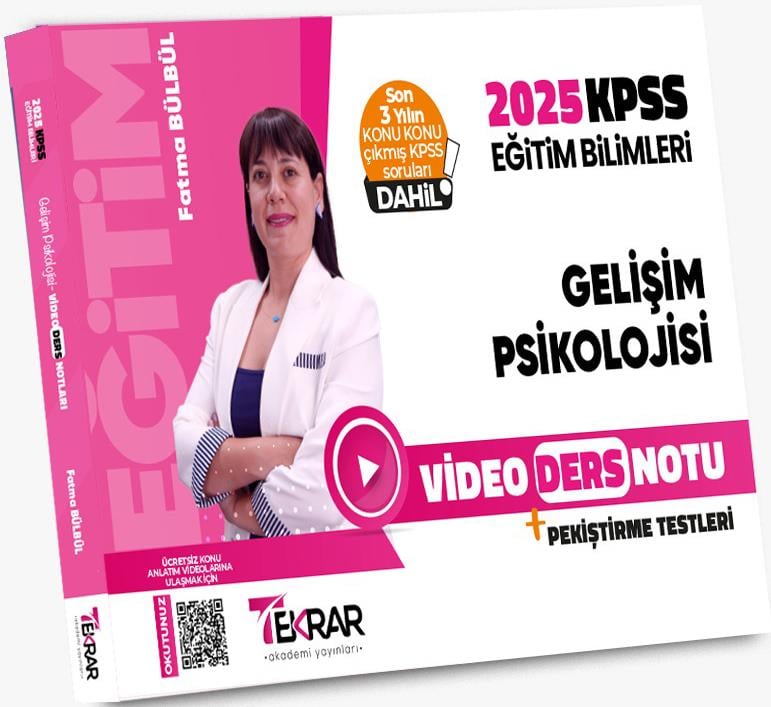 Tekrar Akademi 2025 KPSS Eğitim Bilimleri Gelişim Psikolojisi Video Ders Notu