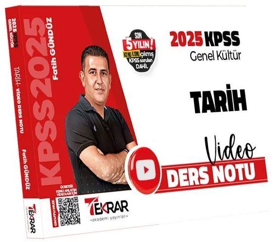 Tekrar Akademi 2025 KPSS Tarih Video Ders Notu