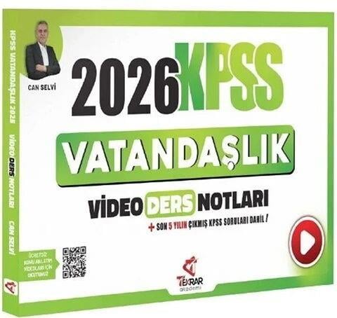 Tekrar Akademi 2026 KPSS Vatandaşlık Video Ders Notları