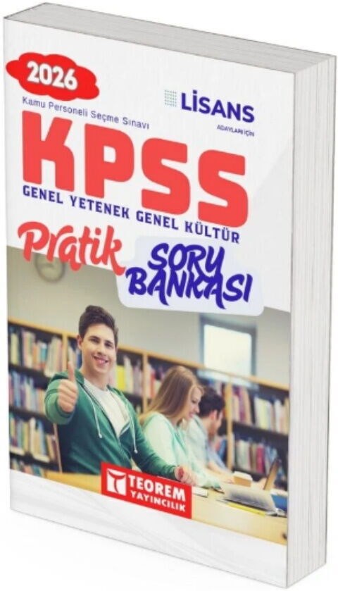 Teorem Yayınları 2026 KPSS Lisans Genel Yetenek Genel Kültür Pratik Soru Bankası