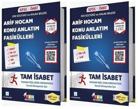TKM Akademi ÖABT Din Kültürü ve Ahlak Bilgisi Tam İsabet Konu Anlatım Fasikülleri 1 ve 2 Cilt Seti