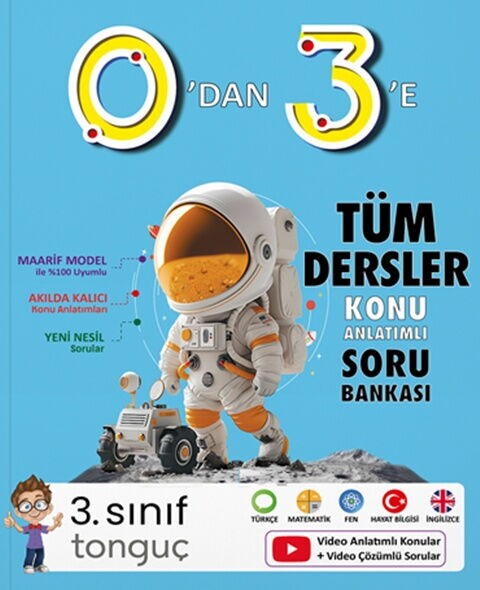 Tonguç Akademi 0 dan 3 e Tüm Dersler Konu Anlatımlı Soru Bankası