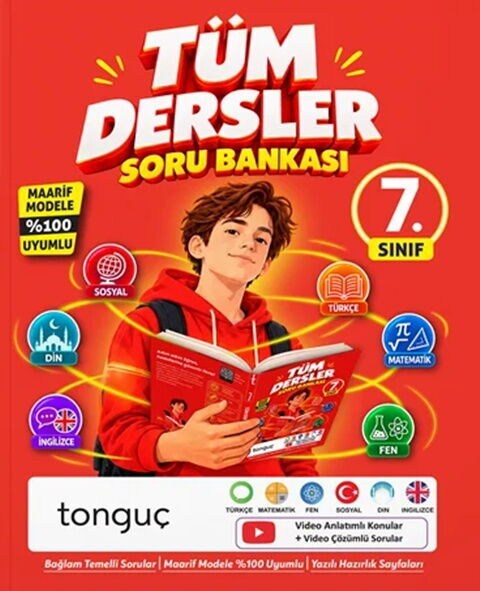 Tonguç Akademi 7. Sınıf Tüm Dersler Soru Bankası