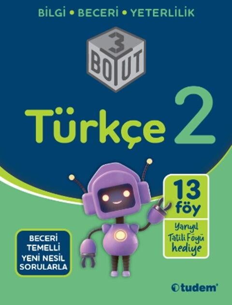Tudem Yayınları 2. Sınıf Türkçe 3 Boyut