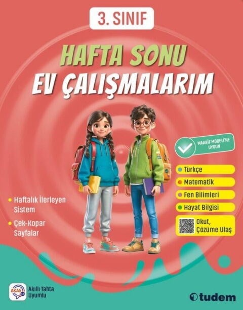 Tudem Yayınları 3. Sınıf Hafta Sonu Ev Çalışmalarım