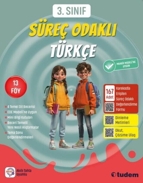Tudem Yayınları 3. Sınıf Süreç Odaklı Türkçe