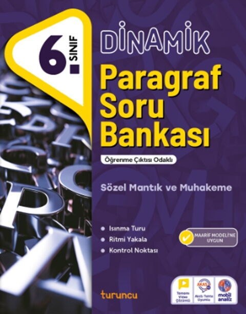 Tudem Yayınları 6. Sınıf Dinamik Paragraf Soru Bankası
