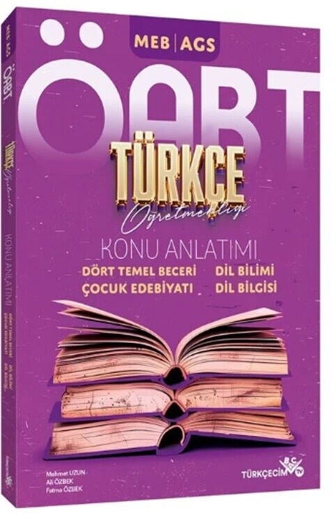Türkçecim TV ÖABT MEB AGS Türkçe Öğretmenliği Dört Temel Beceri Çocuk Edebiyatı Dil Bilimi Dil Bilgisi Konu Anlatımı
