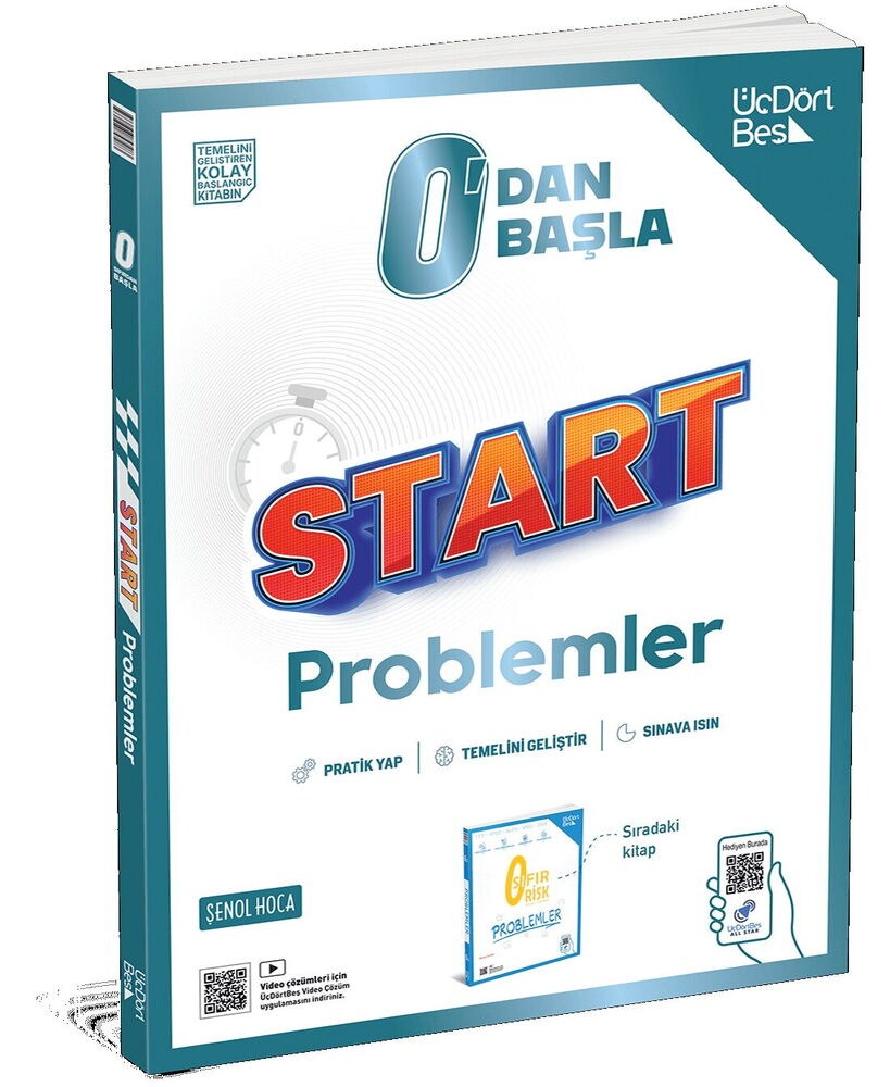 ÜçDörtBeş Yayınları Sıfırdan Başla Start Problemler