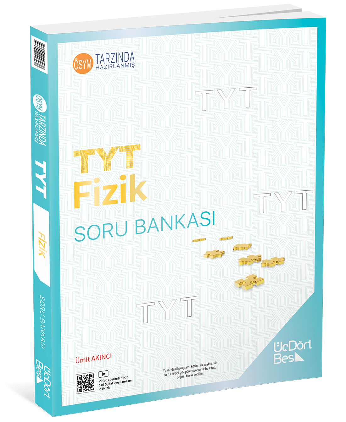 ÜçDörtBeş Yayınları TYT Fizik Soru Bankası