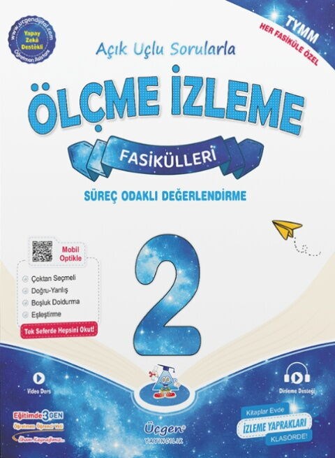 Üçgen Yayıncılık 2. Sınıf Açık Uçlu Sorularla Ölçme ve İzleme Fasikülleri