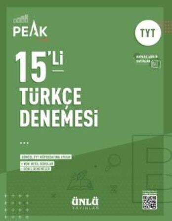 Ünlü Yayıncılık TYT Türkçe Best Peak 15 li Denemesi