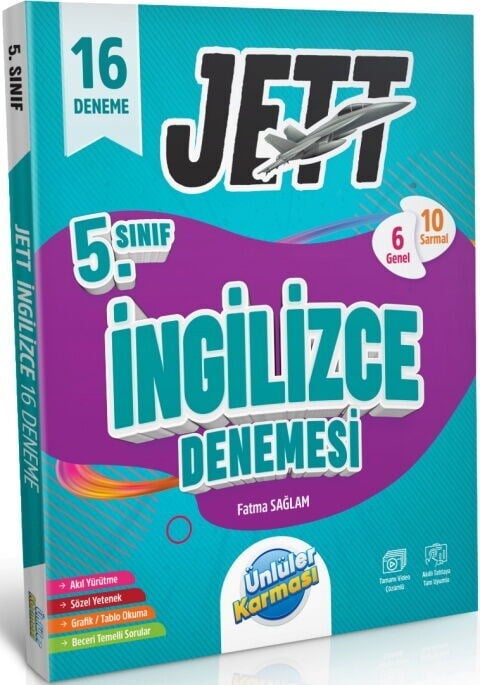 Ünlüler Karması 5. Sınıf İngilizce JETT 16 lı Branş Deneme