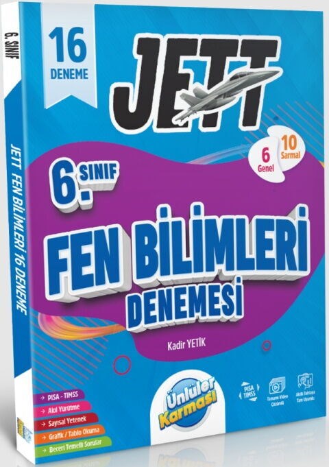 Ünlüler Karması 6. Sınıf Fen Bilimleri JETT 16 lı Branş Denemeleri