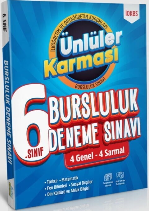 Ünlüler Karması 6. Sınıf İOKBS 4+ 4 Bursluluk Denemesi