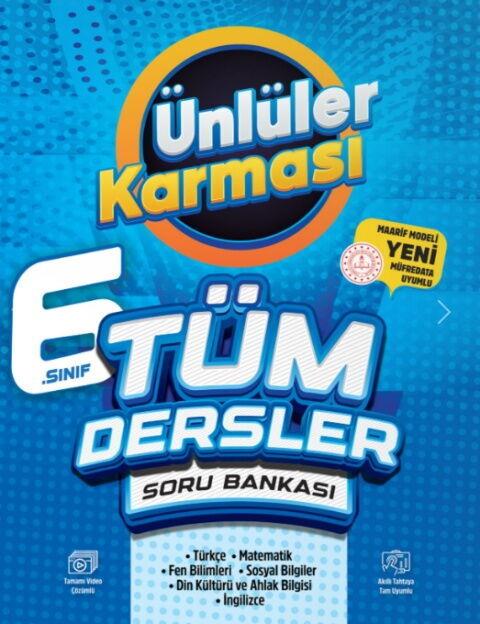 Ünlüler Karması 6. Sınıf Tüm Dersler Soru Bankası