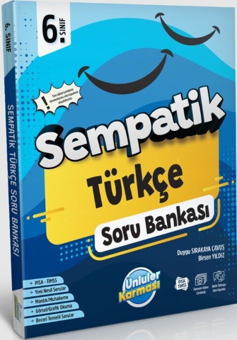 Ünlüler Karması 6. Sınıf Türkçe Sempatik Soru Bankası